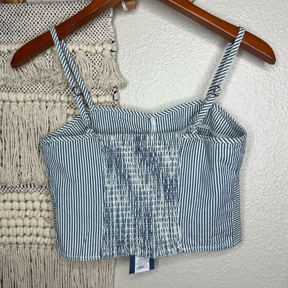 Universal Thread Blue Striped Top - Picture 2 of 5